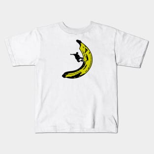 Banana Skateboard Kids T-Shirt